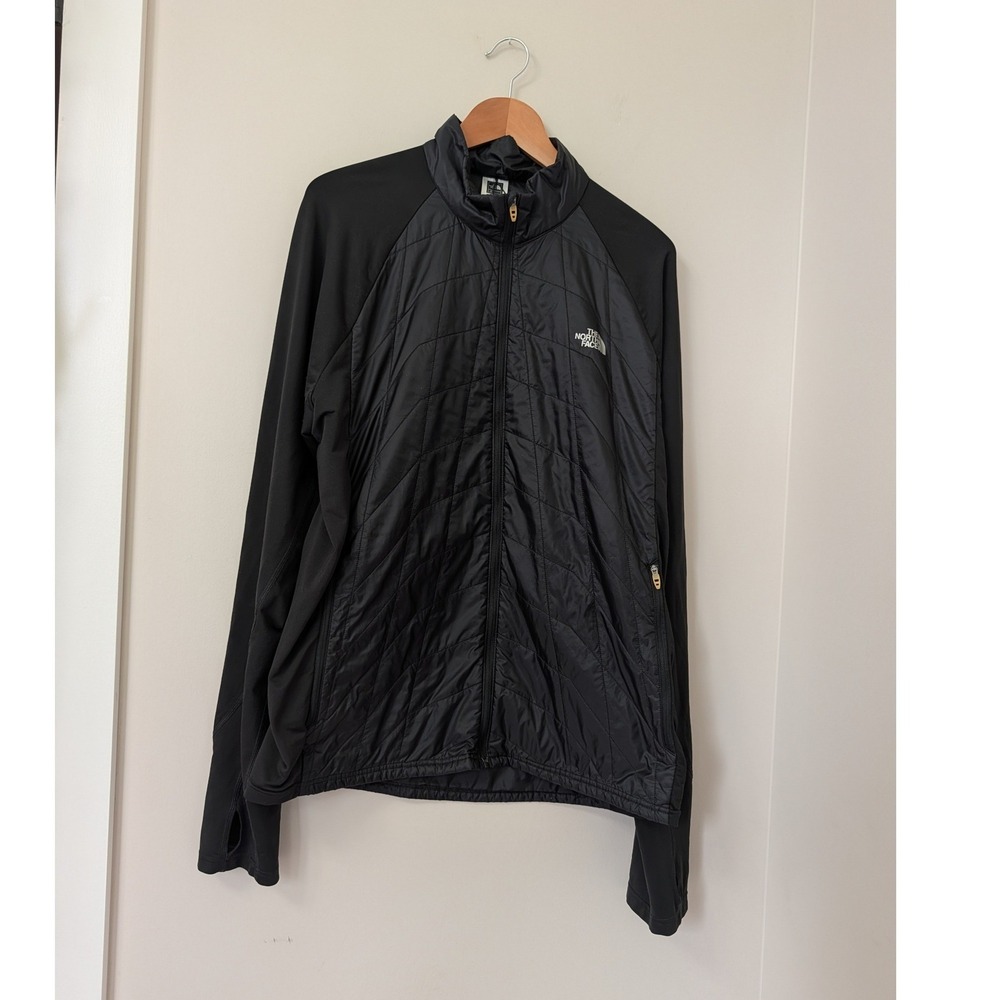 The North Face Flight Series Mens XL Black Hybrid Quilted Insulated Jacket Coat